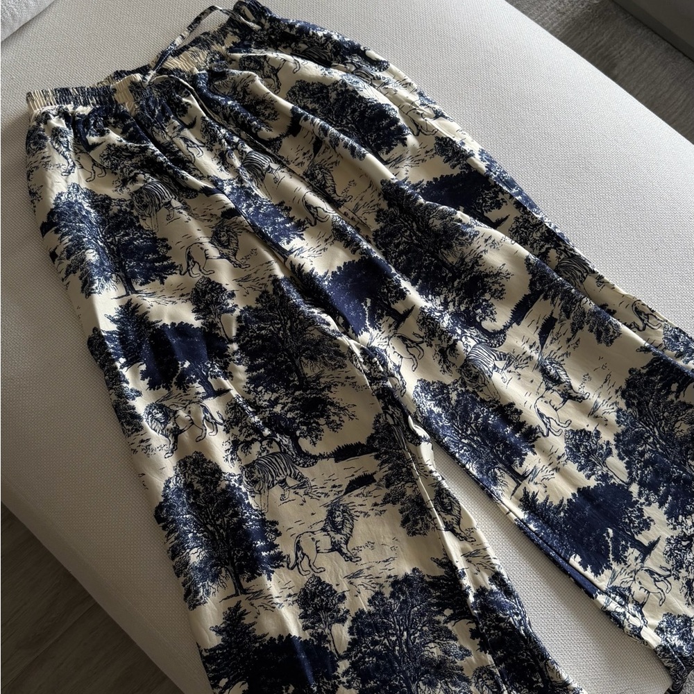 Blue and White St. Tropez Pants Set